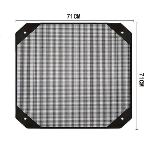 Central luftkonditioneringsskydd för utomhusenheter 71*71CM Topp utomhus AC-skydd (nät)
