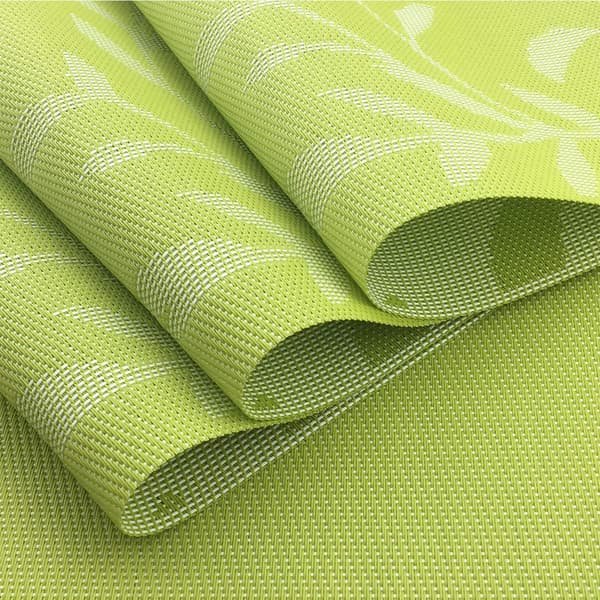 6 kpl pöytätablettisetti, kudotut pöytätabletit, luonnollinen väri