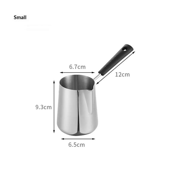 Tyrkisk kaffekande, mælkevarmer til kaffe (350ML intern skala)