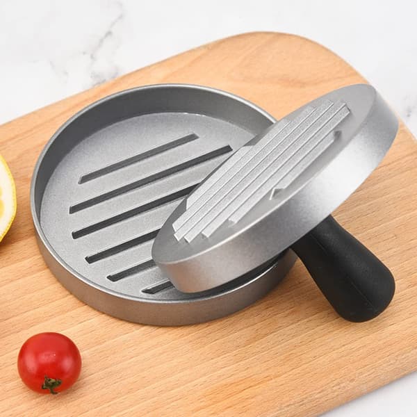 Burgerpresse Hamburgerpresse Patty Maker med Hamburgerform i Aluminium