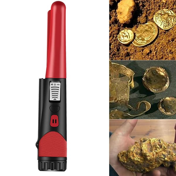Metalldetektor Pinpointer & Barn Helt Vattentät Metalldetektorstav Handhållen Pin Pointer