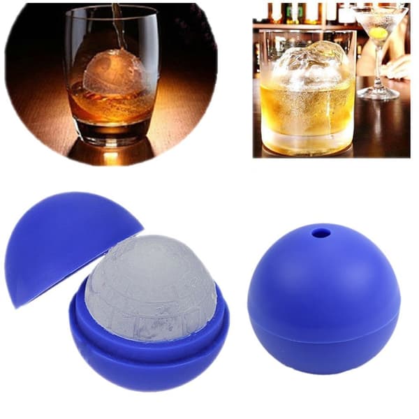 Star Wars Dødsstjerne Isform, Rund Isform til Whisky, Bourbon, Cocktails Star Wars Dødsstjerne Silikone Isform