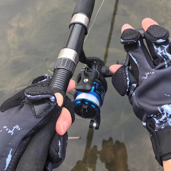 Vinter Fingerlösa Fiskehandskar & Kvinnor