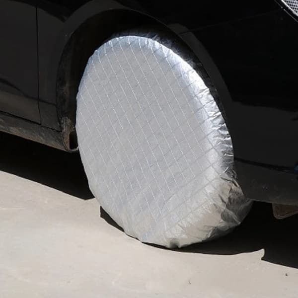 Däckskydd 4-pack, husvagn husbil lastbil SUV husbil hjulskydd, sol regn snöskydd
