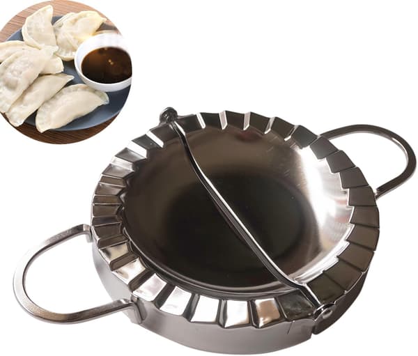 Stor Ravioli-maskin i rustfritt stål, bakeredskaper, Jiaozi-maskin, deigkutter for lommeterte