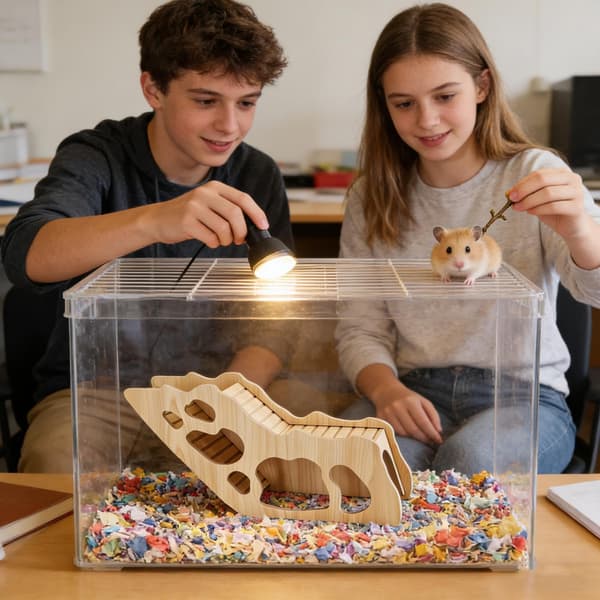 Hamsterklatringleker – Tre | Trestigehus | Hamsterbrobur-tilbehør |