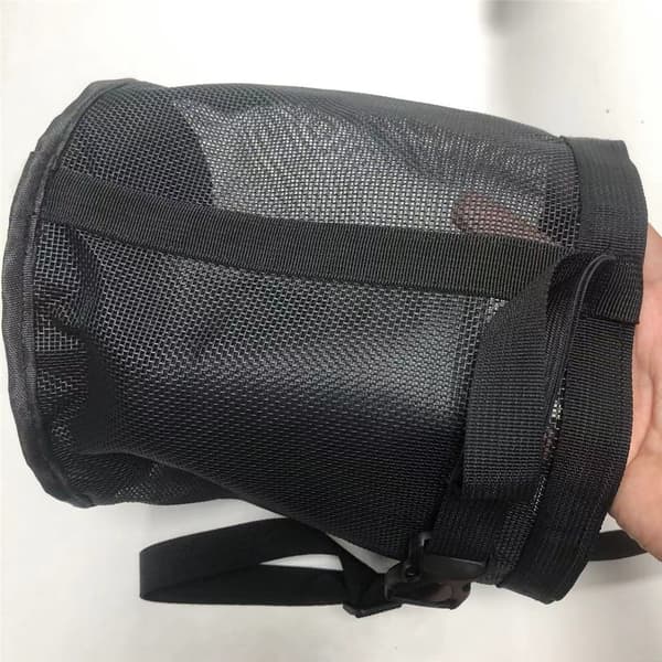 Hestefoderpose pakke med 2, foderposer til heste med ventilationsnet, komfort næsepude halspude (M)