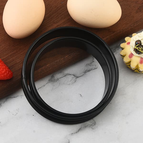 Stykker Muffinsringer Ring for Kakeform Bakering Muffinsbakeverktøy Pannekakering Muffinsutstyr Kookering Rustfritt