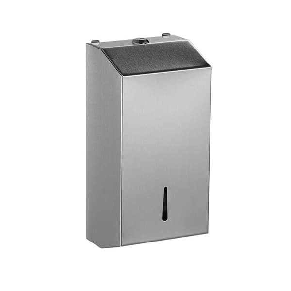 Pappershandduksdispenser - 304 rostfritt stål, väggmonterad