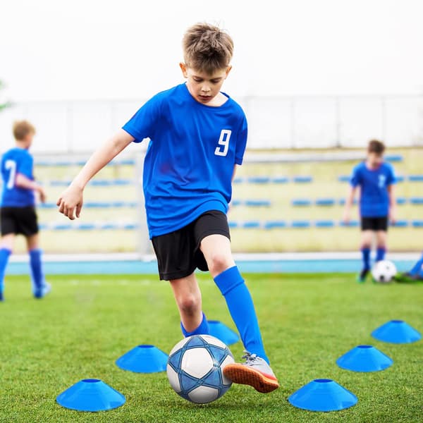 Fodboldmål til børn til baghave-sæt - Småbørnsfodboldnet træningsudstyr, fodbold, pop-up bærbart fodbold-sæt til børn