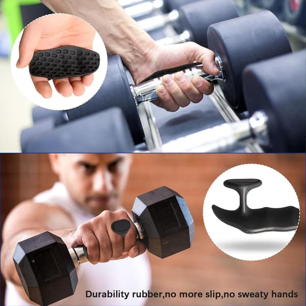 Träningsgrepp - Ergonomiska Gummihandskyddshandskar för Tyngdlyftning, Pull-Ups
