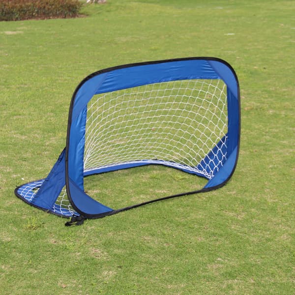 Fodboldmål Pop Up Børn Småbørn Fodboldmål Net til Baghave Strand Fodboldtræningsnet Mini Bærbart Sammenklappeligt Fodboldmål