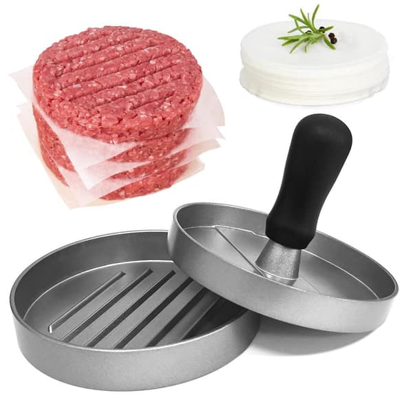 Burgerpresse Hamburgerpresse Patty Maker med aluminium hamburgerform