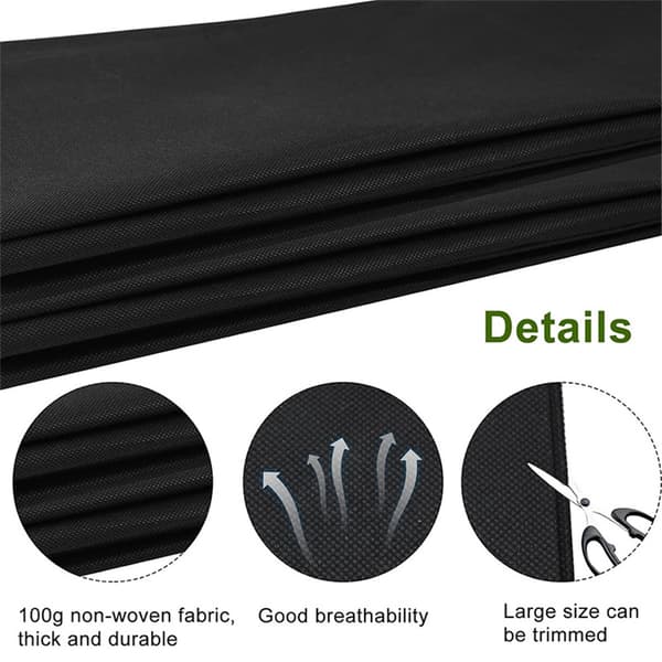 Planter Liner, tygplanteringskorgfoder för stor grönsakstråg, non-woven tygväxtfoder