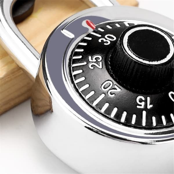 Master Lock Sort Hængelås til Fitnesscenter og Skab med Kombination