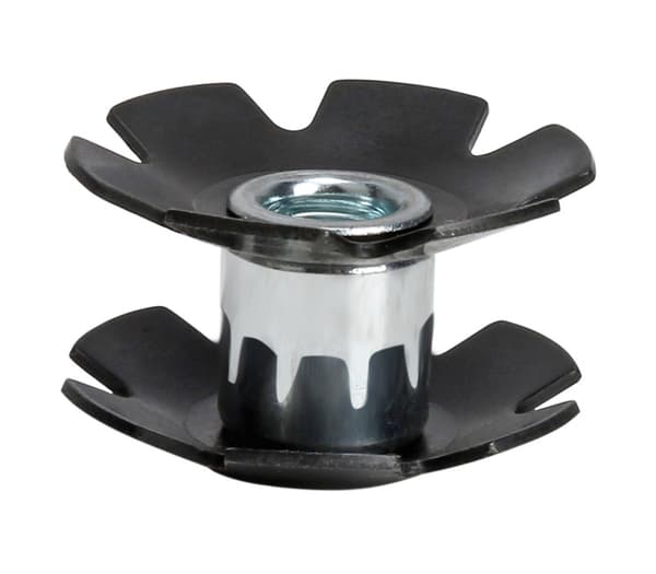 Stjärnmutter Cykel Cykel Metall Headset Stjärnmutter Tillbehör för Gafflar Cykel Headset Stjärnformad Mutter