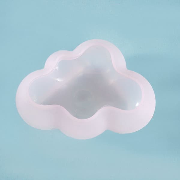 Stykker/sett 3D Skyform Sjokolade Silikonform Mousse Isbitform Pudding Godteri Såpe Stearinlys Krystall Epoxyharpiksformer