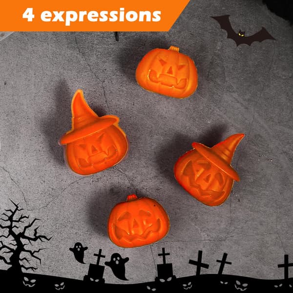 Halloween gresskar isbitform, silikon lykt isbitform med 1 trakt, morsom gresskarformet isbitbrett for whisky