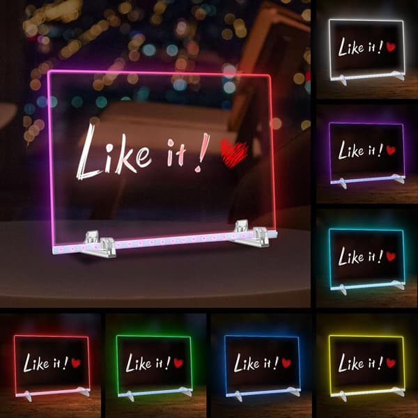 LED Ritbräda Doodle Glow Board för julklapp, rum/butik/festival