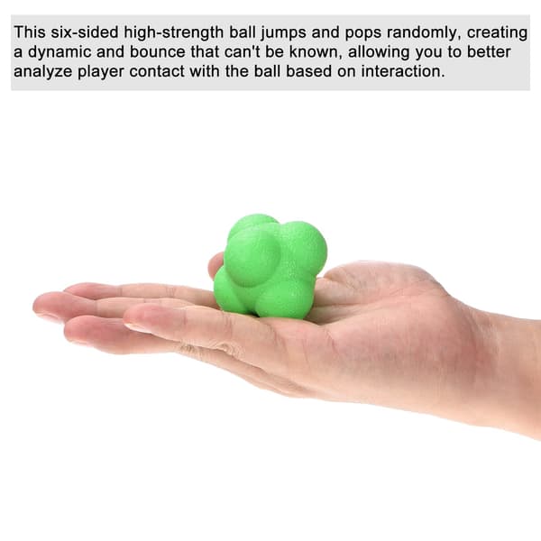 Bounce Reaction Balls Coordination Training Ball, Agility Trainer High Difficulty for Speed Reflex （Pieces）