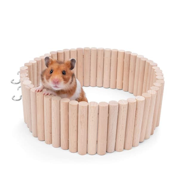 Træ hamster klatrestige legetøj (8*20CM)