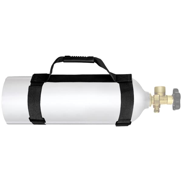 Bæreveske for dykkertank, stropp for luftflaske med ergonomisk håndtak