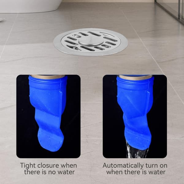 Avløpsstopper for dusjavløp (10 cm)