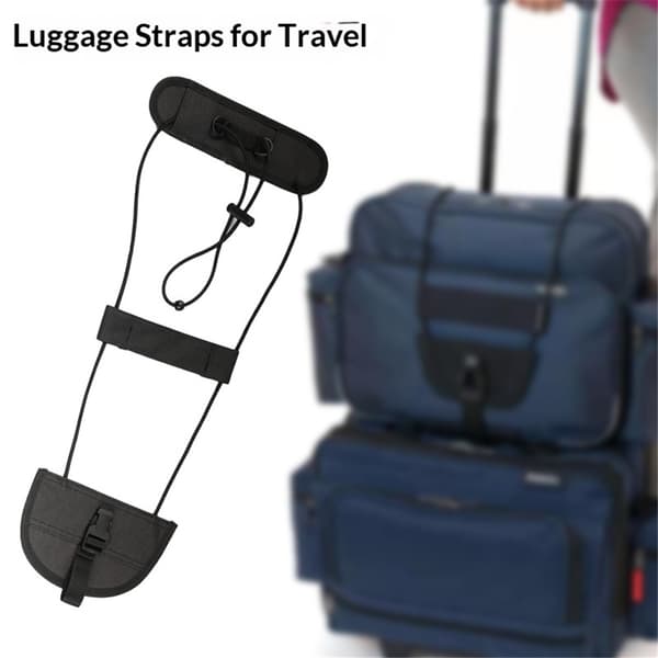 Bagagestropper - 2 stk bagasjestrikk - og elastisk stropp
