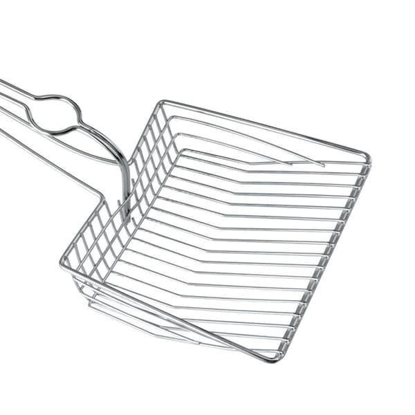 Kattespade - Stor metall kattesandspade, førsteklasses kattesandspade i rustfritt stål