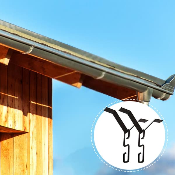 2 sett dekorative regnkjedeadapterkroker for nedløpsrørinstallasjon avløpskobling