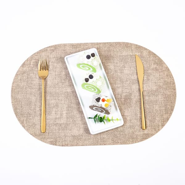 Pöytätabletit, soikeat pöytätabletit, 6 kpl, 30 x 45 cm, pöytämatot