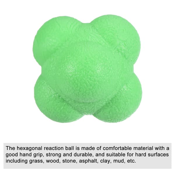 Bounce Reaction Balls Coordination Training Ball, Agility Trainer High Difficulty for Speed Reflex （Pieces）