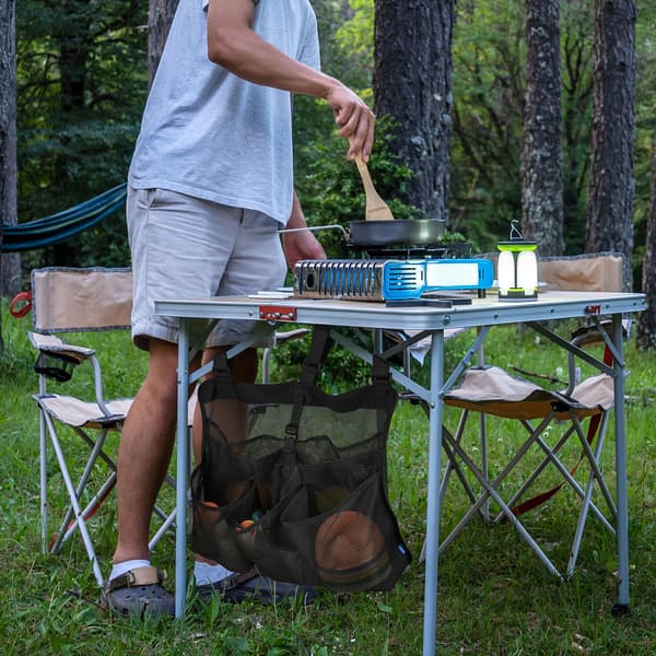 Oppvasktørkepose for camping Oppvaskstativ