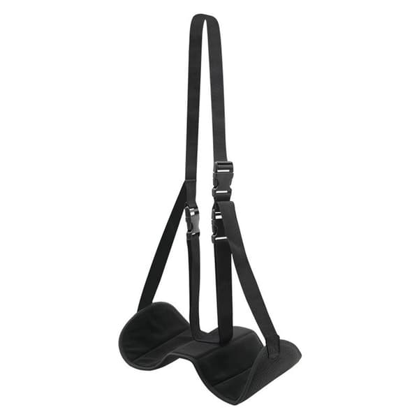 Flyfothengekøye - Reisefotstøtte med og avtakbare stropper for ergonomisk støtte på flyreiser
