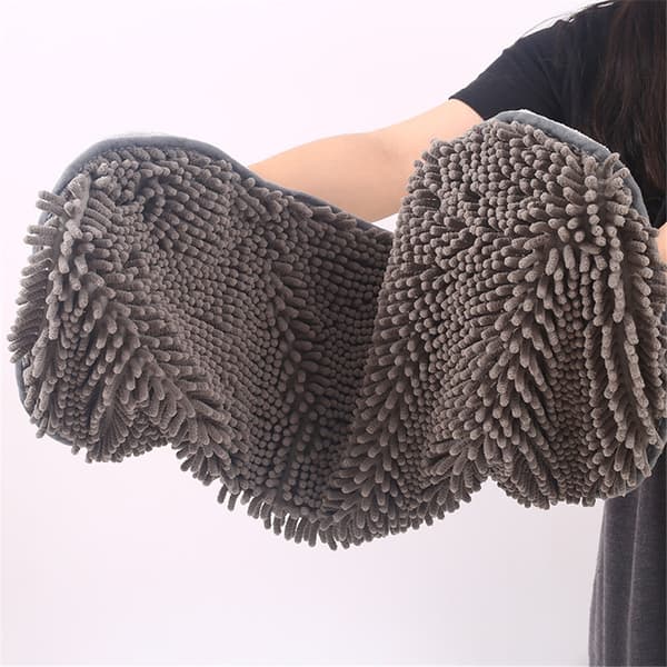 Mikrofiber hundebadehåndklæde – Absorberende hundehåndklæder til tørring af store og små hunde
