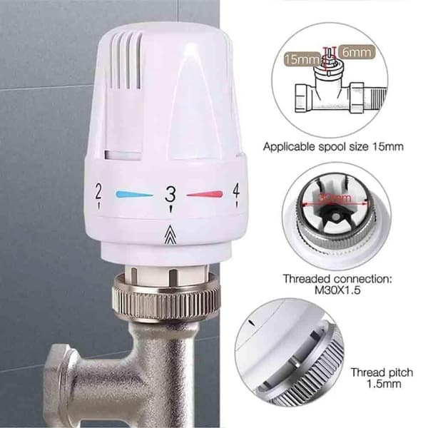 Radiatorventil Trevejs radiator termostatisk reguleringsventil automatisk temperaturreguleringsventil til gulvvarmeventil