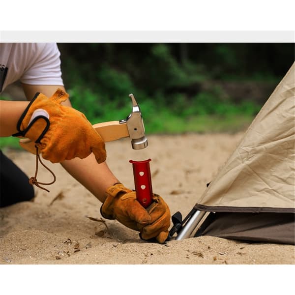 Teltplugger i aluminium for camping i snø og sand 10 STK Strandteltplugger U-formede teltplugger