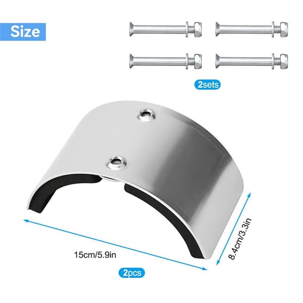2 stk. reservedeler til gipsplater, tilbehør til stylter laget av aluminiumslegering