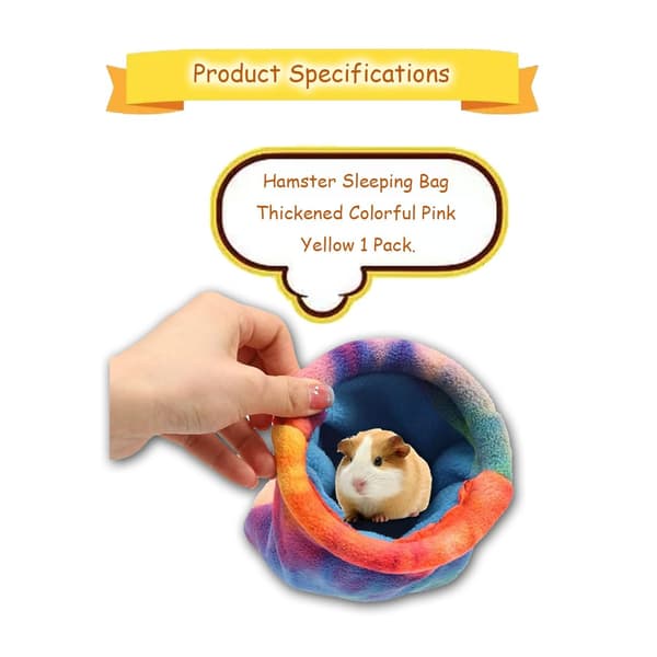 2-pakning marsvin gjemmested, fleece kanin kosepose