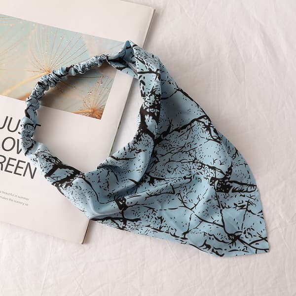 3 stk pannebånd hodeplagg for kvinner skrubbehatt jenter pannebånd bandana for hår elastisk hår tørkle hår skjerf sateng hodeplagg