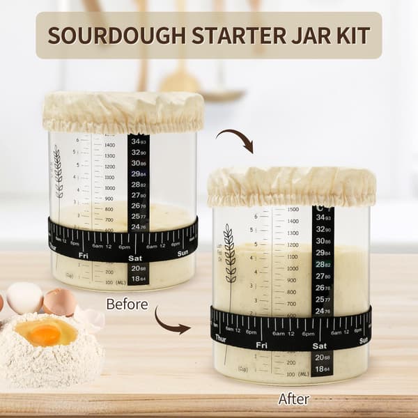 Brödstartpaket - 50 oz surdegsburk (50oz-1-pack)