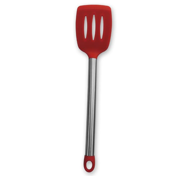 Spatel silikon Silikonspatelset Värmebeständig Spatelspade Non-Stick Slitsad Stekspade Silikonsked för Matlagning -Delar