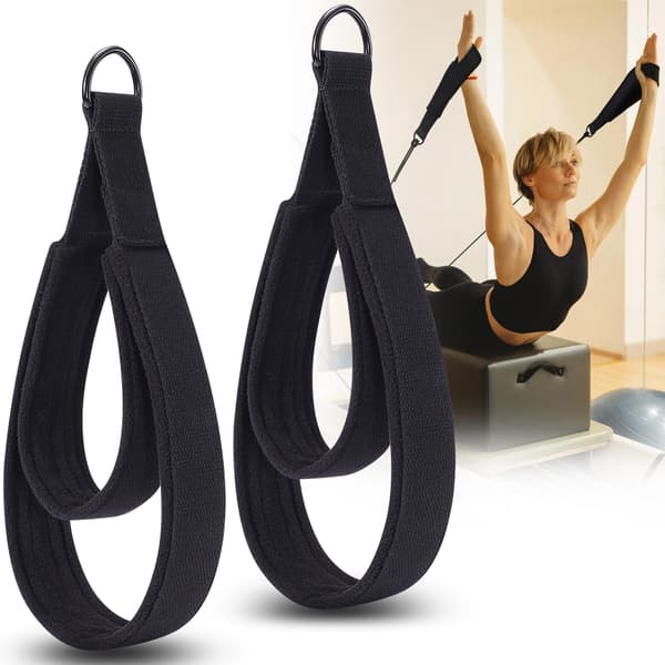 2 st Pilatesremmar - Dubbla ögleremmar för Reformer