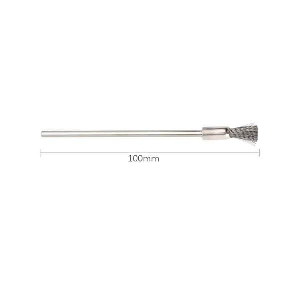 Stykker 10 cm rustfritt ståltrådbørste Rustfjerner Rengjøringsverktøy Poleringshjulbørste (trådbørste)