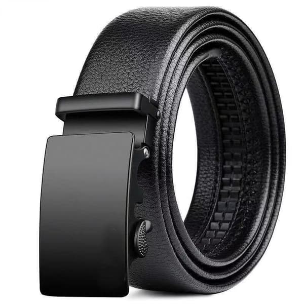 Herrebælte Læderbælte, Ubesværet Stil, Læderbælte med Minimalistisk Spændedesign (35mm