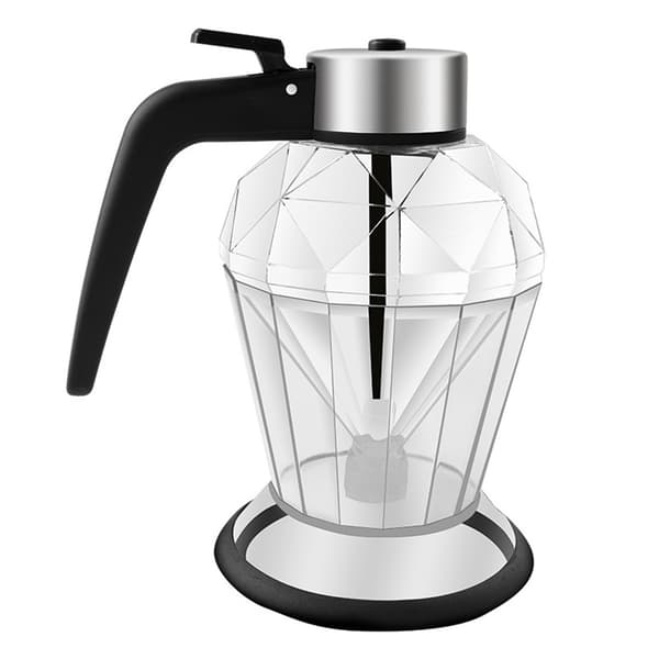 Honningdispenser med stativ - Klar glasskrukke (200 ml)