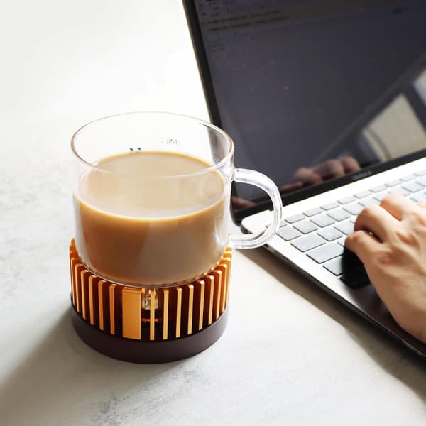 Tekandevarmer, Tevarmer til opvarmning af te, kaffe, mælk og mad, lavet af aluminium og træ