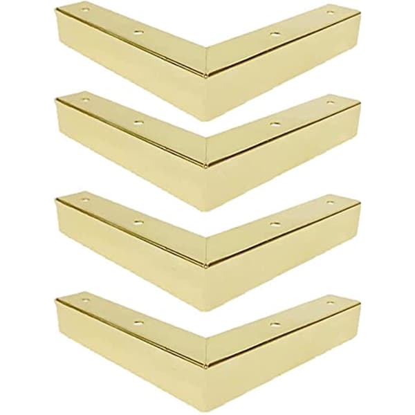 4st Byråben Metall Möbelben 25 mm Höjd