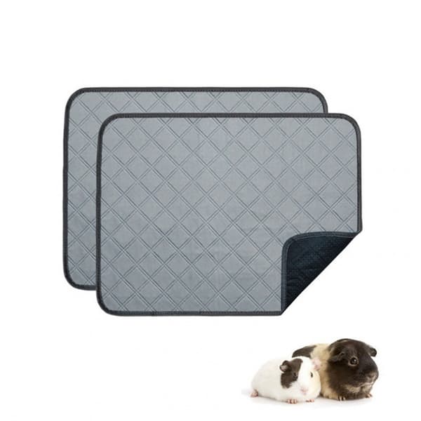 2-pack kissdynor, absorberande, läckagesäkra, husdjursvalpdynor för potträning. Ljusgrå (2-pack)