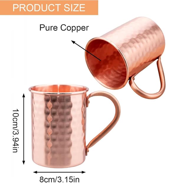 Kopparmugg Kopparinsida